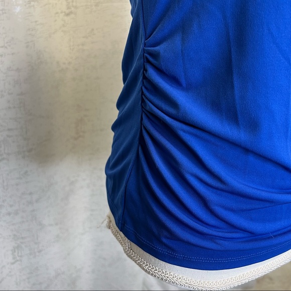 New York And Company Royal Blue top - Picture 3 of 5